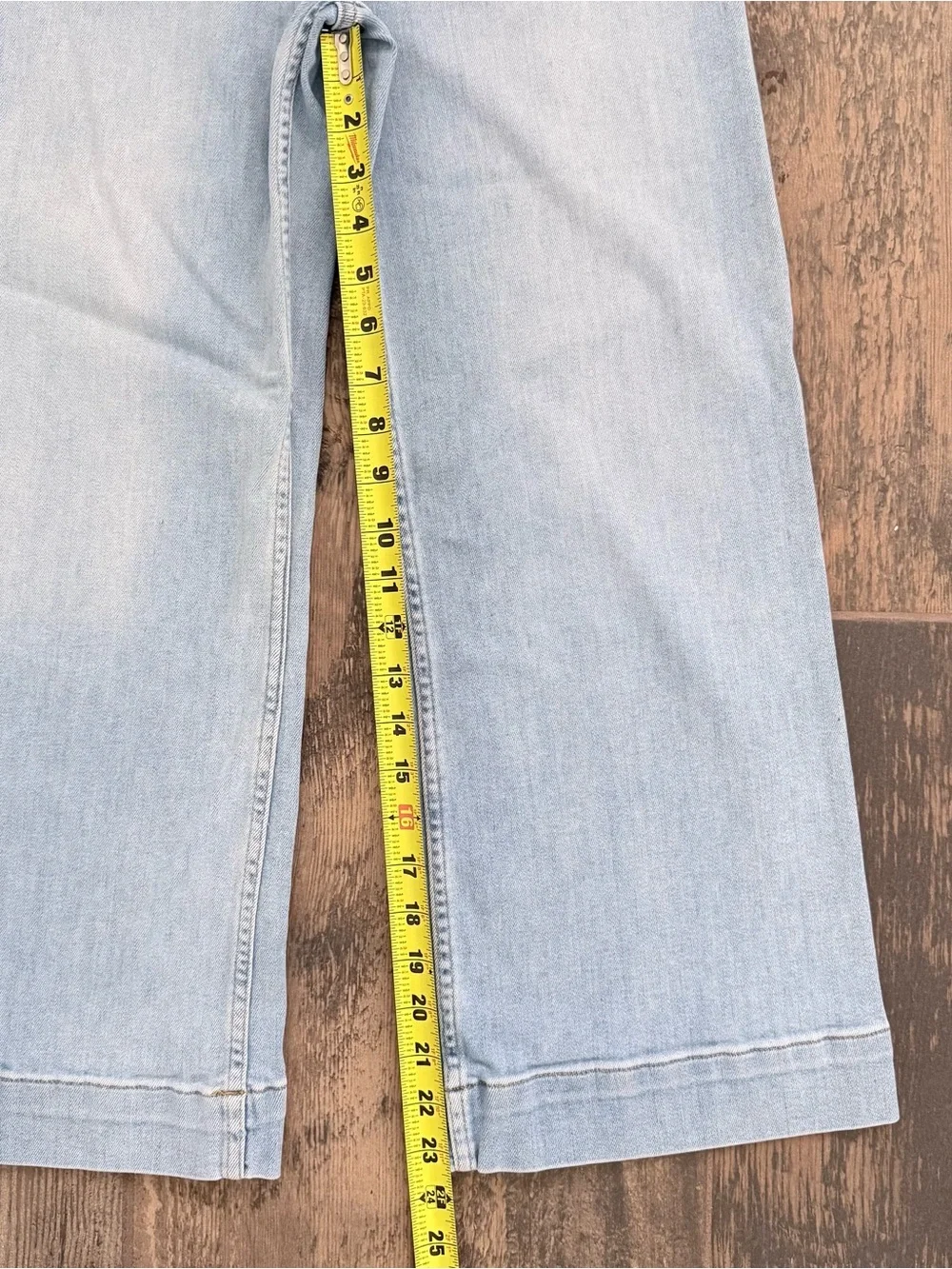 Maeve by Anthropologie Colette Light Blue Wide-Leg Jeans
